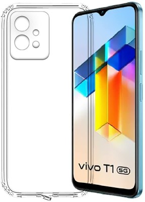 fi-yonity Back Cover for VIVO T1 5G(Transparent, Flexible, Silicon, Pack of: 1)