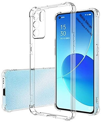 Luxury Shield Back Cover for Oppo Reno 6 Pro 5G(Transparent, Flexible, Silicon, Pack of: 1)