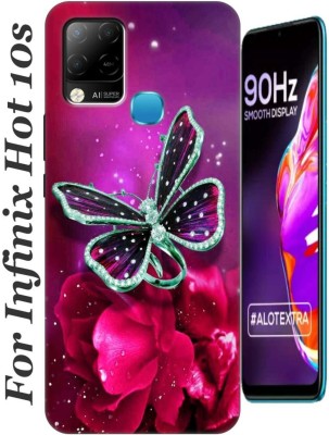 YornoSis Back Cover for Infinix Hot 10S 2579(Blue, Dual Protection, Silicon, Pack of: 1)