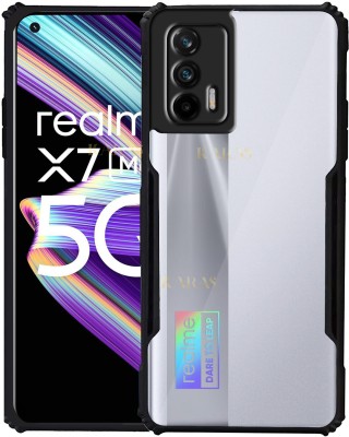 ALLNEEDS Back Cover for Realme X7 Max(Transparent, Dual Protection, Pack of: 1)