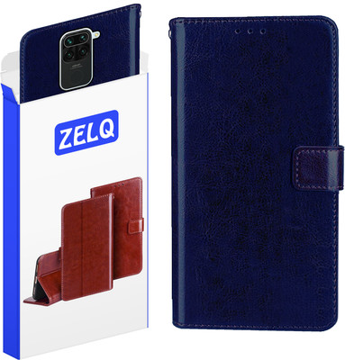 Zelq Back Cover for Mi Redmi note 9(Blue, Dual Protection, Pack of: 1)