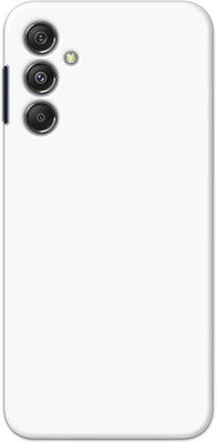 NDCOM Back Cover for Samsung Galaxy M34 5G / Samsung Galaxy F34 5G Plain White Printed Hard Case(Multicolor, Hard Case, Pack of: 1)