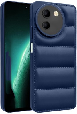 Micvir Back Cover for Vivo T3X 5G(Blue, Puffer, Pack of: 1)