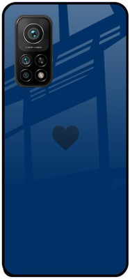 Hocopoco Back Cover for Xiaomi Mi 10T Pro(Blue, Grip Case, Pack of: 1)