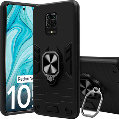 BOZTI Back Cover for Redmi Note 10 Lite(Black, Rugged Armor, Pack of: 1)