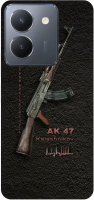 JUGGA Back Cover for vivo Y36, V2247, GUN, AKM, BANDOOK, RIFFLE, AK47(Grey, Hard Case, Pack of: 1)