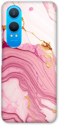 NDCOM Back Cover for ONEPLUS NORD CE 4 LITE 5G Pink White Marble Printed Hard Case(Multicolor, Hard Case, Pack of: 1)