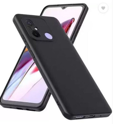 Mobtech Back Cover for POCO C55, CA(Black, Grip Case, Pack of: 1)