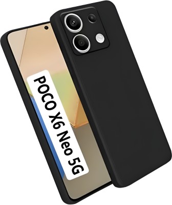 Chemforce Back Cover for POCO X6 Neo 5G(Black, Grip Case, Pack of: 1)