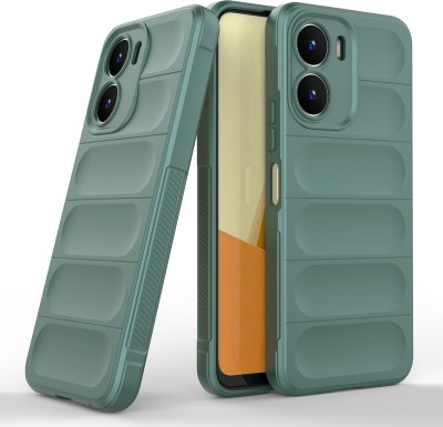 Zapcase Back Cover for Vivo Y56 5G(Green, 3D Case, Silicon, Pack of: 1)