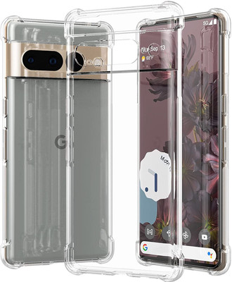 BRENZZ Back Cover for Google Pixel 7 Pro(Transparent, Shock Proof, Silicon, Pack of: 1)