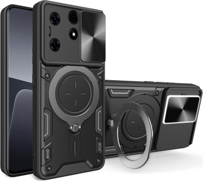 Rugraj Back Cover for Tecno Spark 10 Pro, Spark 10 Pro(Black, Magnetic Case, Pack of: 1)