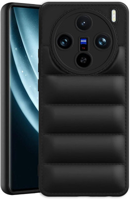 ABOREXX Back Cover for Vivo X100 Pro, Vivo X100(Black, Puffer, Pack of: 1)