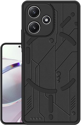 WellWell Back Cover for POCO M6 Pro 5G(Black, Grip Case, Silicon, Pack of: 1)