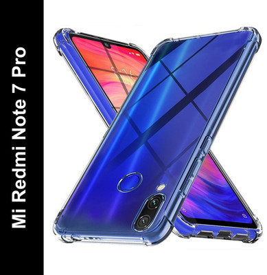 Wellpoint Back Cover for Mi Redmi Note 7 Pro(Transparent, Camera Bump Protector, Pack of: 1)