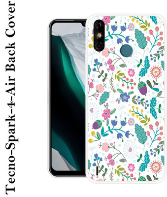 SIMAWAT Back Cover for Tecno Spark 4 Air(Multicolor, Grip Case, Silicon, Pack of: 1)