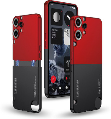 Binzokase Back Cover for CMF by Nothing Phone 2 Pro 5G(Red, Hard Case, Pack of: 1)