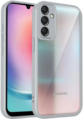 Cover Alive Back Cover for Samsung Galaxy M34 5G(Grey, Transparent, Camera Bump Protector, Pack of: 1)