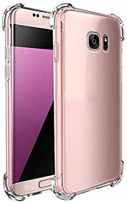 DMJHP Back Cover for Samsung Galaxy S7 Edge(Transparent, Camera Bump Protector, Pack of: 1)