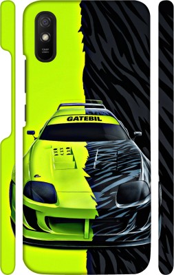 TrishArt Back Cover for Xiaomi Redmi 9A Sport(Black, Green, Hard Case, Pack of: 1)