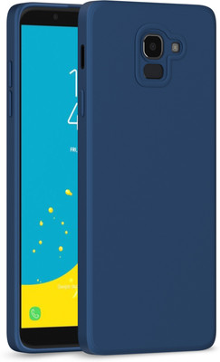 Pikkme Back Cover for Samsung Galaxy J6(Blue, Camera Bump Protector, Silicon, Pack of: 1)