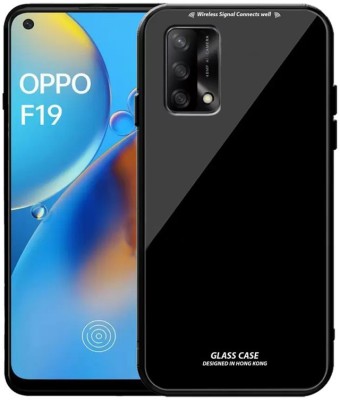 Infigo Back Cover for Oppo F19(Black, Dual Protection, Pack of: 1)