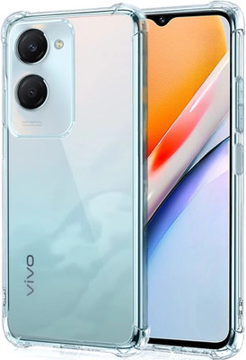 ShieldTech Back Cover for Vivo Y28s 5G Transparent Mobile Back Cover Case For Vivo Y28s 5G(Transparent, Dual Protection, Pack of: 1)