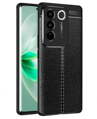 PROLEVEL Back Cover for VIVO V27 5G / VIVO V27 PRO 5G -F1(Black, Camera Bump Protector, Pack of: 1)