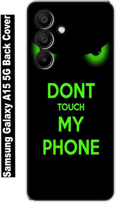 PrintKaver Back Cover for Samsung Galaxy A15 5G(Black, Green, Grip Case, Silicon, Pack of: 1)
