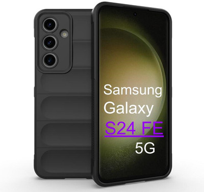 SNAPCOVR Back Cover for SAMSUNG Galaxy S24 FE 5G(Black, Camera Bump Protector, Pack of: 1)