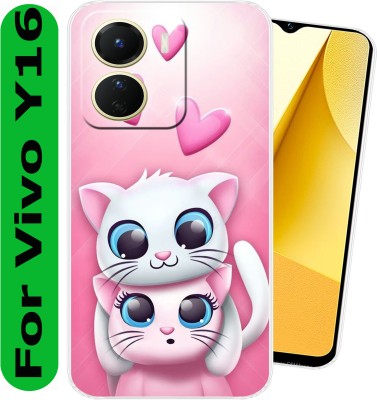 Coolcase Back Cover for Vivo Y16(Multicolor, Flexible, Silicon, Pack of: 1)