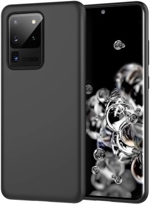 Phone Case Cover Back Cover for Samsung s20 ultra(Black, Shock Proof, Silicon, Pack of: 1)