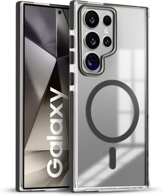 Mintzz Back Cover for Samsung Galaxy S25 Ultra 5G(Black, Magsafe, Silicon, Pack of: 1)