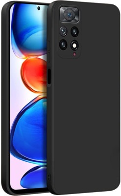 XOVO Back Cover for Redmi Note 11 PRO Plus 5G, mi Note 11 PRO Plus 5G(Black, Dual Protection, Silicon, Pack of: 1)