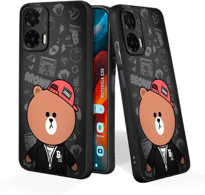 CLASSYPRINT Back Cover for Motorola Moto G35 5G(Black)