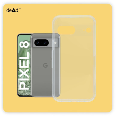 dead Back Cover for Google Pixel 8(Transparent, Grip Case, Pack of: 1)