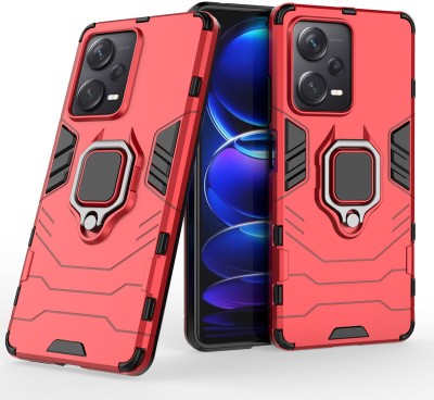 iMeigo Back Cover for Redmi Note 12 Pro Plus 5G(Red, Ring Case, Pack of: 1)