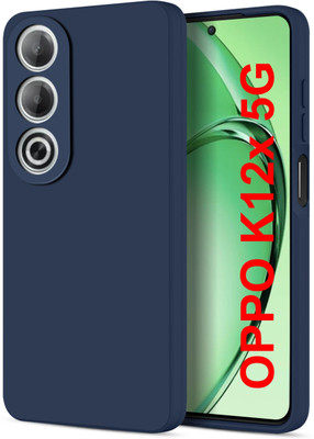 SBMS Back Cover for OPPO K12x 5G(Blue, Shock Proof, Silicon, Pack of: 1)