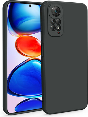 CLOVYR Back Cover for Redmi Note 11 4G/Note 11s Silicon Protective Case(Black, Camera Bump Protector, Silicon, Pack of: 1)