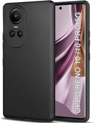 DMJHP Back Cover for Oppo Reno 10 Pro 5G(Black, Camera Bump Protector, Pack of: 1)