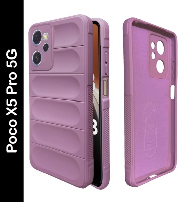 Artistque Back Cover for Poco X5 Pro(Purple, Flexible, Silicon, Pack of: 1)