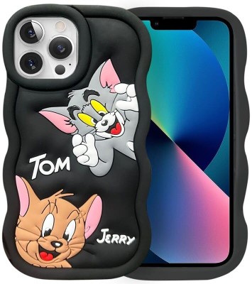 Mintzz Back Cover for Iphone 11 Pro Max Cute Tom and Jerry Cartoon Cover, Soft Silicon Full Protective Case(Black, Camera Bump Protector, Silicon, Pack of: 1)