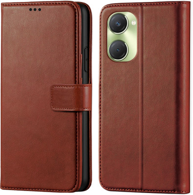 Ascensify Back Cover for vivo T3 Lite 5G(Brown, Dual Protection, Pack of: 1)