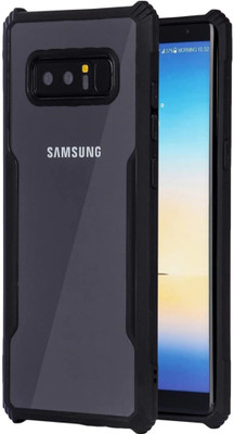rahul Back Cover for Samsung Galaxy Note 8(Transparent, Black, Grip Case, Pack of: 1)