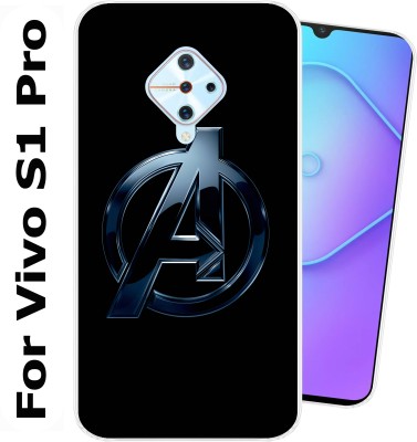 Goldista Back Cover for Vivo S1 Pro(Black, Blue, Silicon)