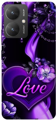 play fast Back Cover for POCO M6 5G, MZB0FQQIN, BLUE, BLACK, DIAMOND, HEART, DIL, LOVE(Purple, Hard Case, Pack of: 1)