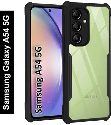 AIZLO Back Cover for Samsung Galaxy A54 5G(Black, Camera Bump Protector, Pack of: 1)