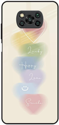 QRIOH Back Cover for Poco X3(Multicolor, Grip Case, Pack of: 1)