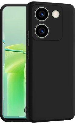 FwellT Back Cover for Vivo Y300 Plus/Y200 Pro 5G(Black, Grip Case, Silicon, Pack of: 1)