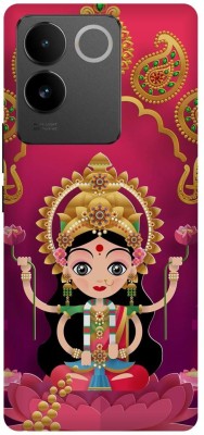 DIKRO Back Cover for vivo T2 Pro 5G, V2321, LAXMI, MATA,LAXMI, JI(Pink, Flexible, Silicon, Pack of: 1)